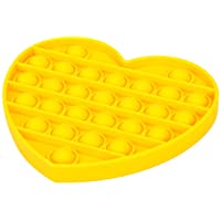 Partilandia Juguetes Antiestrés Sensorial Niños Adultos Silicona Juego Push Pop Bubble Fidget Toy (Modelo Corazón…